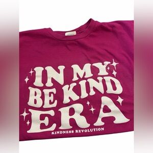 In My Be Kind Era Graphic T-Shirt - Magenta Pink